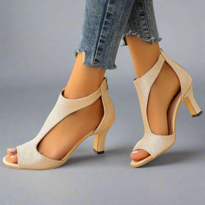 Heidrun | Elegante und bequeme Sandalen mit Absatz